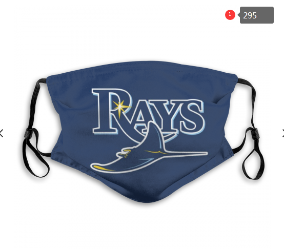 MLB Tampa Bay Rays Dust mask with filter->mlb dust mask->Sports Accessory